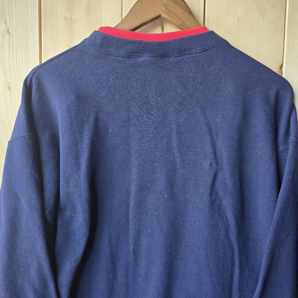 Vintage MC Sportswear  Sweatshirt Embroidered Dog Paw Prints Womens Large - Picture 7 of 7